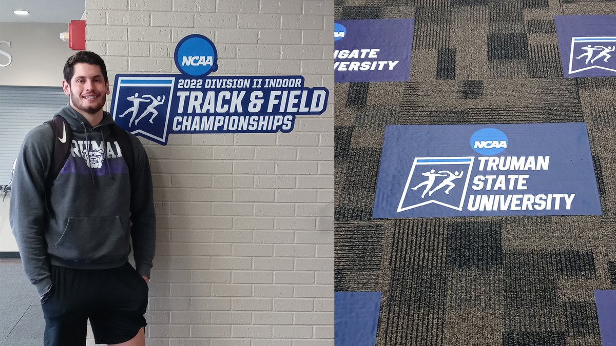 Truman Athletics (@trumanathletics) on Twitter photo Today's the day for Jacob Morris of <a href="/TrumanTFXC/">TrumanTFXC</a> to compete with the nation's best in the Men's Weight Throw at the NCAA Division II Indoor Track & Field Championships.
Event Starts at 3:45 p.m.
Live Results: results.leonetiming.com/?mid=4853 Today's the day for Jacob Morris of <a href="/TrumanTFXC/">TrumanTFXC</a> to compete with the nation's best in the Men's Weight Throw at the NCAA Division II Indoor Track & Field Championships.
Event Starts at 3:45 p.m.
Live Results: results.leonetiming.com/?mid=4853