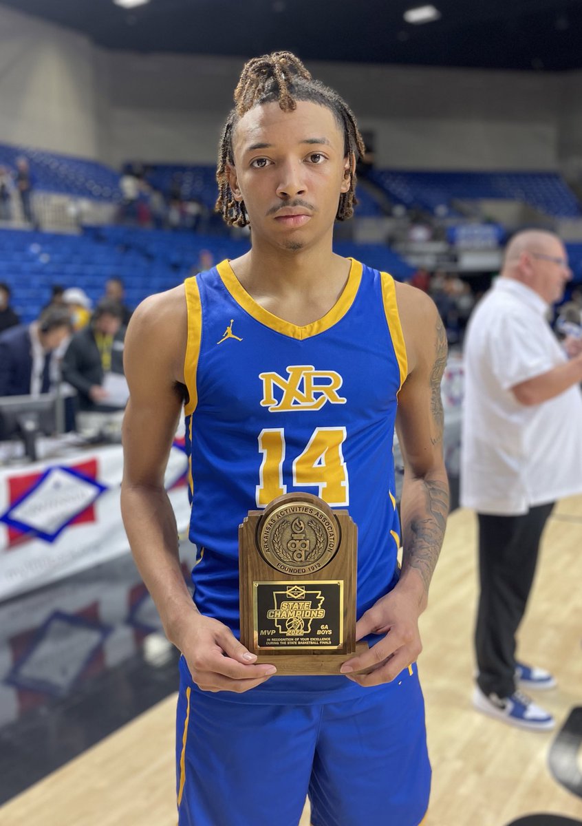 Next Up Sports Player of the Game for the 6A Boys State Championship of North Little Rock vs. Bentonville is 2022 Nick Smith @ntsmith1402. The <a href="/RazorbackMBB/">Arkansas Razorbacks Men’s Basketball 🐗</a> Signee will go down as one of Arkansas’s All-Time Greatest Players