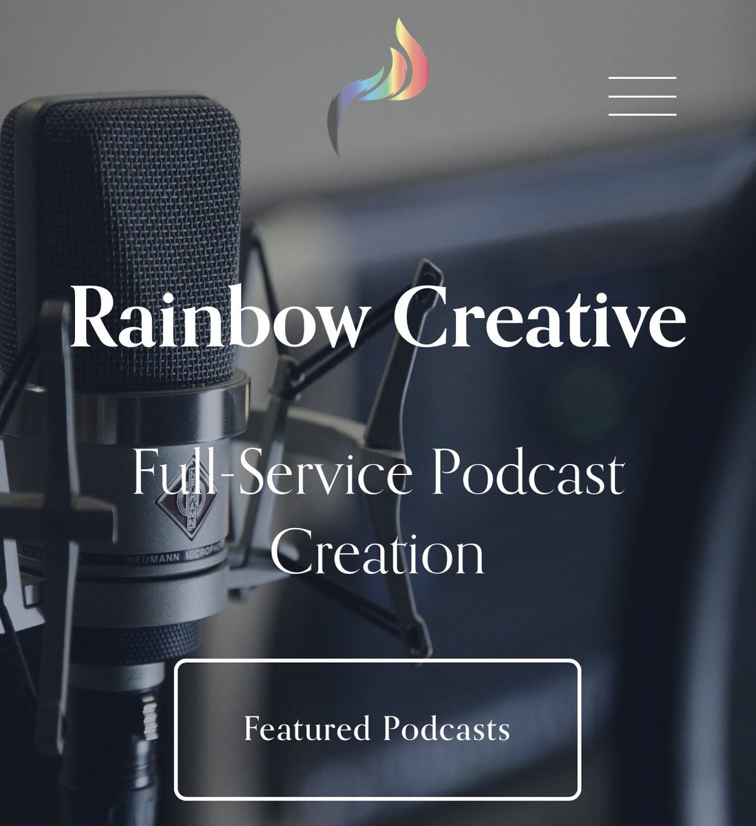 What’s that? Oh - just a fancy new website refresh 🥳🌈

rainbowcreative.co

Check out more about our Podcast work!

<a href="/RainbowCreate_/">Rainbow Creative</a>