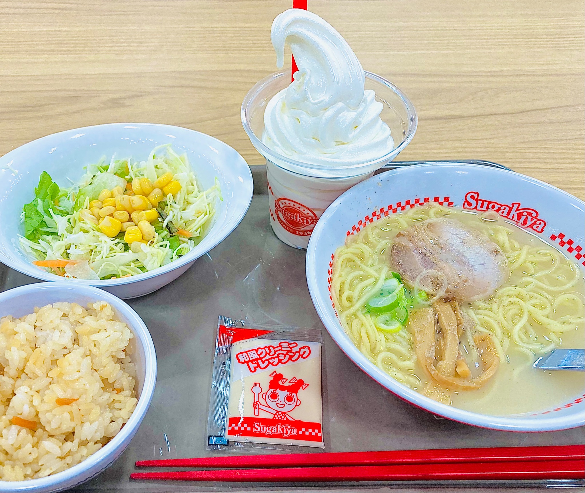 スガキヤ　ミニセット スガキヤ ミニセット