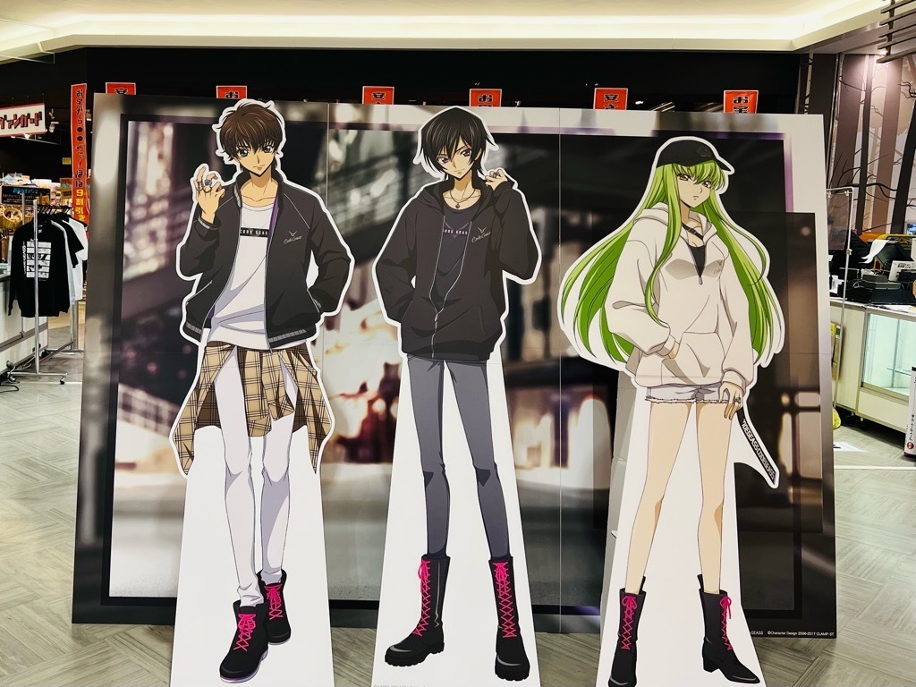 マルイノアニメ コードギアス 反逆のルルーシュ コラボレーションストア 滋賀の皆様お待たせしました 本日よりイベントスタートいたしました お近くの方は是非お立ち寄りください ピエリ守山 期間 3 11 金 3 13 日 場所 2階 特設会場