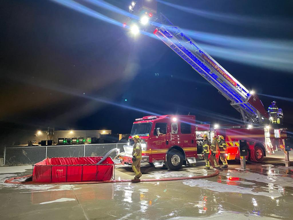 We’ve been learning the ropes on the new truck, can’t wait to get her into service #rosenbauer #NFS #stn2