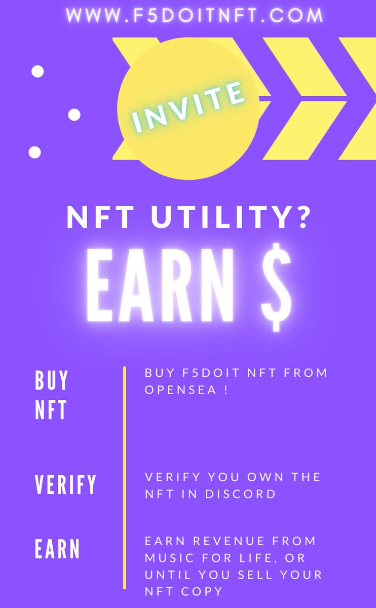 KingAzma1's tweet photo. ⚡Check out this one of a kind #NFT project that delivers good #music and monthly #revenue 💰🎵💽📈
⬇️⬇️⬇️🚫⛽
https://t.co/x07XTFE1wU ⬅️
⬆️⬆️⬆️🚫⛽
@F5DoitNFT 👑💯 
LInks in bio! 👀🔥
#NFTCommumity #OpenSea #Rap #HipHpp #MusicNFT #PolygonNFT 🌎 https://t.co/DzDddk9KDJ