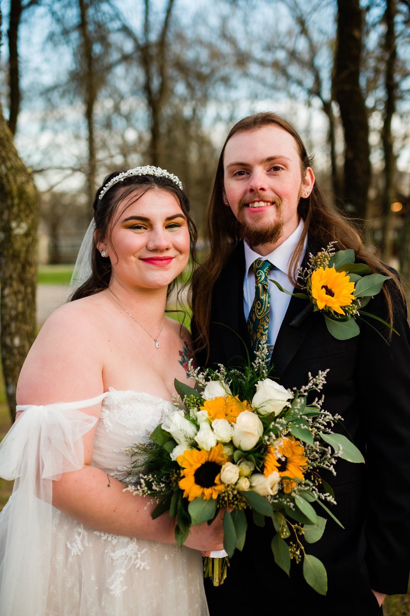 hayhaybearrr's tweet photo. I really got to marry my best friend. I’m still in shock. Eric, over 4 years together and I love you more everyday. I can’t believe you’re my husband and we get forever together💛 https://t.co/ZLUockYBel