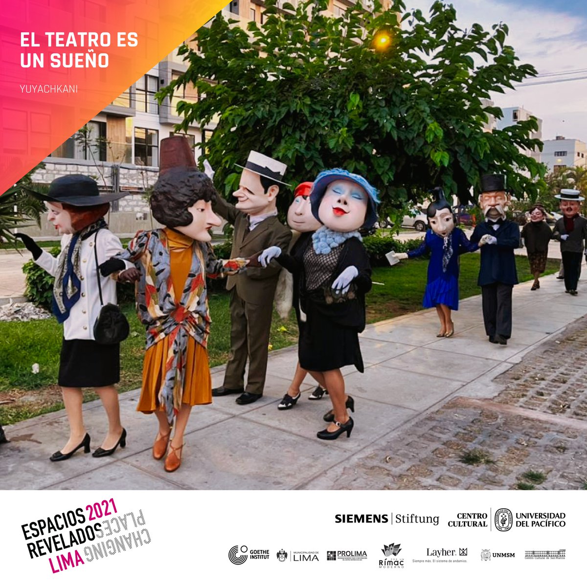 EspaciosRevLima's tweet photo. Invitación a la ciudadanía a recuperar el convivio teatral como celebración y juego colectivo.

Organizan: @SiemensStiftung y @CCUPacifico
Colaboran: Goethe-Institut Perú, Municipalidad de Lima, Municipalidad del Rímac, Prolima, Layher, @CCulturalUNMSM y @UNMSM_ https://t.co/caEvLq11zJ