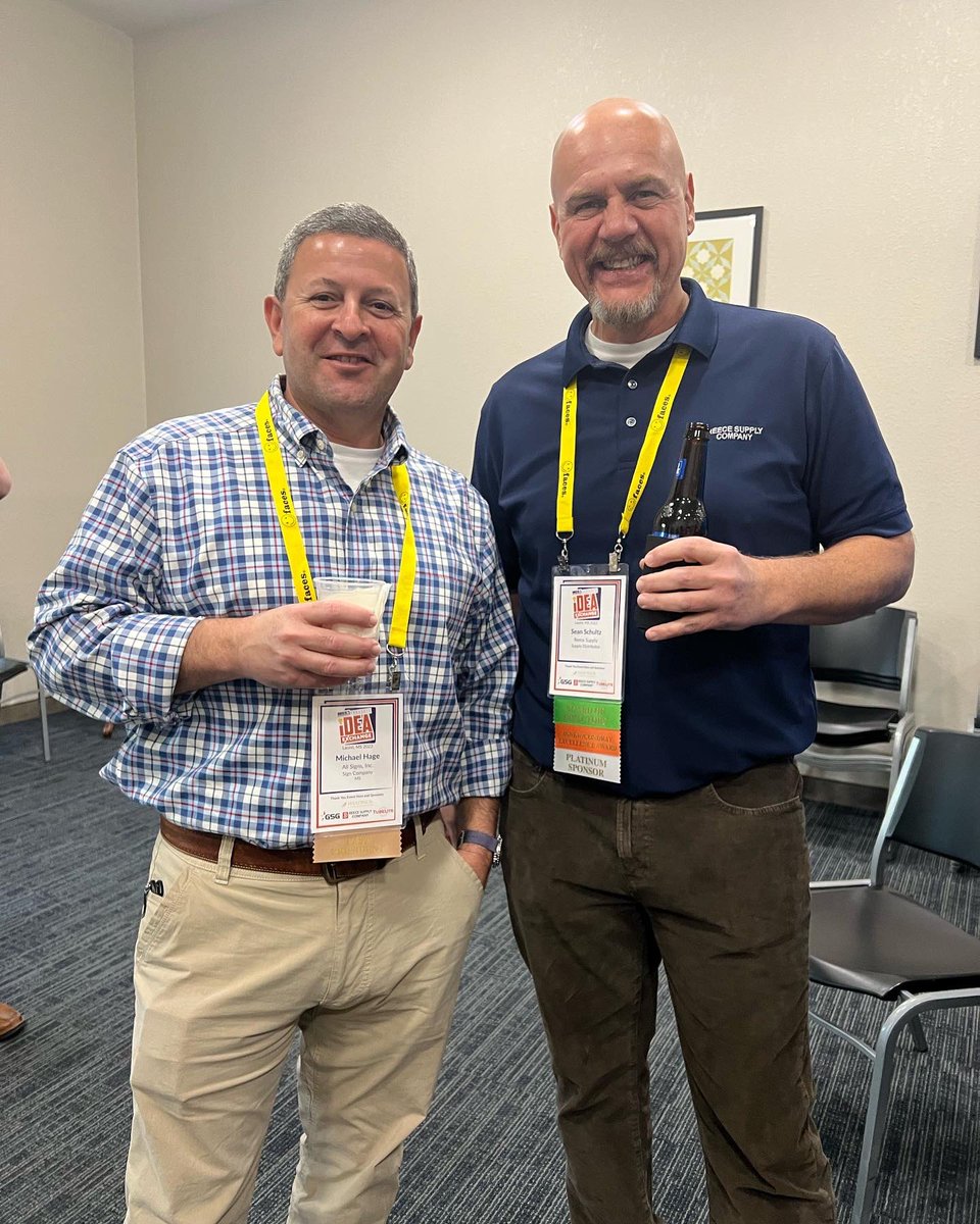 midsouthsign's tweet photo. WE ARE BACK!!! It was so great to see everyone at the Idea Exchange welcome reception 🎉✨🙃 Ready to continue the fun Friday and Saturday.
#ideaexchange #signindustry #networking #memberssupportingmembers https://t.co/M3ot6WBjfp