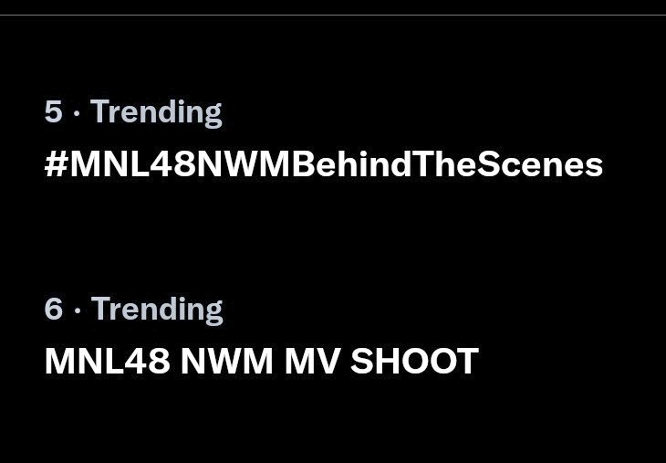 FourTEight027's tweet photo. Apat na minuto trending agad..

MNL48 NWM MV SHOOT
#MNL48NWMBehindTheScenes
@mnl48official https://t.co/ole0xfnCIf