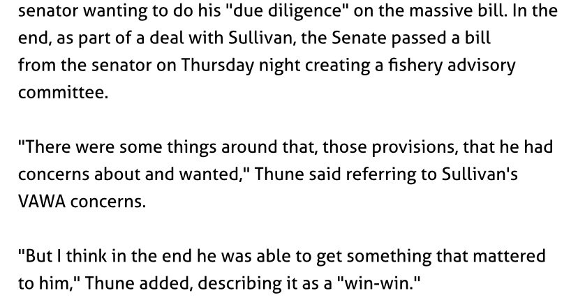 jordainc's tweet photo. Thune on how they got Sullivan to agree to speed up the omnibus via a fisheries bill:
https://t.co/0VIrY5Hoh5 https://t.co/XnavsgLSR4