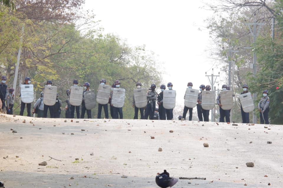 IrrawaddyNews's tweet photo. On This Day in 2021

Eight protesters were shot dead by security forces as they fired live rounds at an anti-regime rally in Myaing Township, Magwe Region, on March 11, last year. https://t.co/J4U2rBHsO7