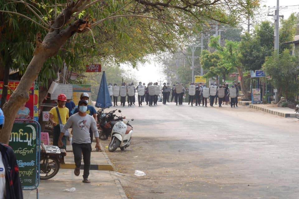 IrrawaddyNews's tweet photo. On This Day in 2021

Eight protesters were shot dead by security forces as they fired live rounds at an anti-regime rally in Myaing Township, Magwe Region, on March 11, last year. https://t.co/J4U2rBHsO7