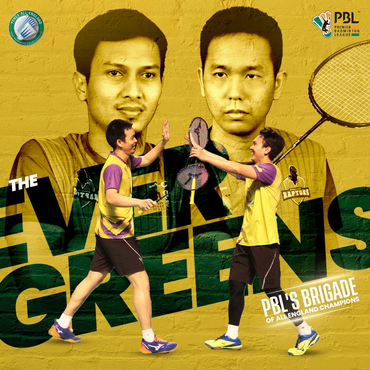 PBLIndiaLive's tweet photo. For 𝐁𝐢𝐠 𝐃𝐚𝐝𝐝𝐢𝐞𝐬 age is just a number 💪

With every major 🏆 already in their kitty. The Duo will look to add 3️⃣rd All England title in their illustrious career 🔥

Are you excited to watch them in action? 🤩

#PBLIndia #PBLBrigadeofAllEnglandChampions #Badminton https://t.co/48zugEXWfj