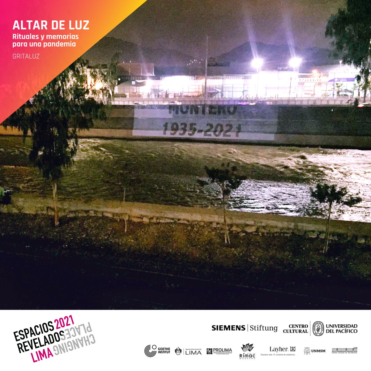 EspaciosRevLima's tweet photo. Instalación que recupera la idea de altar como punto de conexión entre quienes recuerdan y quienes son recordados.
Organizan:@SiemensStiftung y @CCUPacifico
Colaboran: Goethe-Institut Perú, Municipalidad de Lima, Municipalidad del Rímac, Prolima, Layher, @CCulturalUNMSM y @UNMSM_ https://t.co/4KywezWUNl