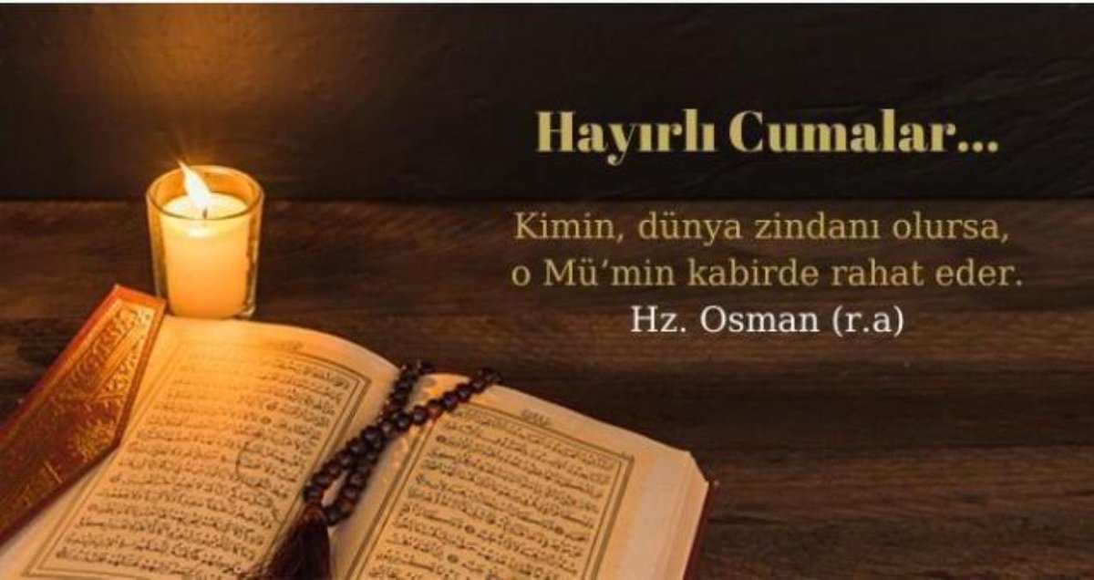 Cumamız Mübarek Olsun
#Cuma