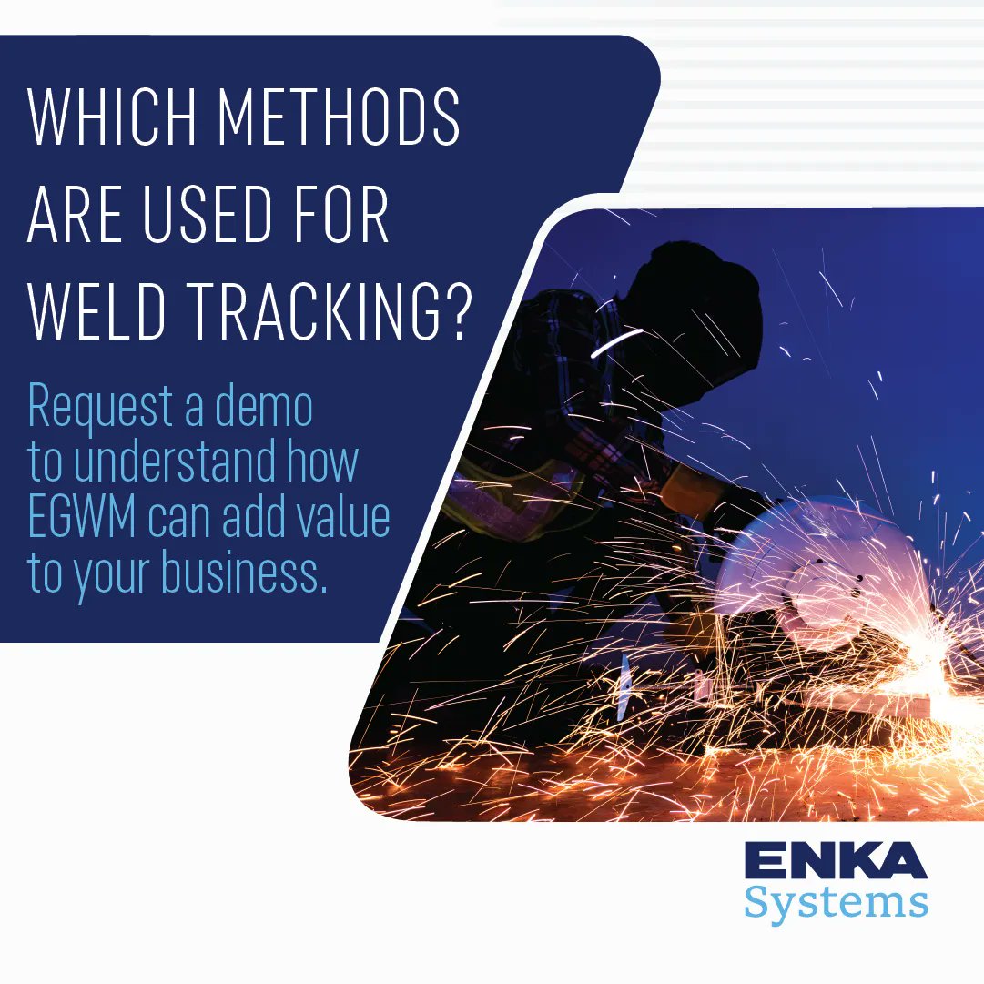 EnkaSystems's tweet photo. Which methods are used for Weld Tracking?
1. Records filled in by hand on hardcopy forms
2. Files filled in office programs such as MS Excel and electronically stored on computers, company servers or hard disks https://t.co/hw85QKKzud