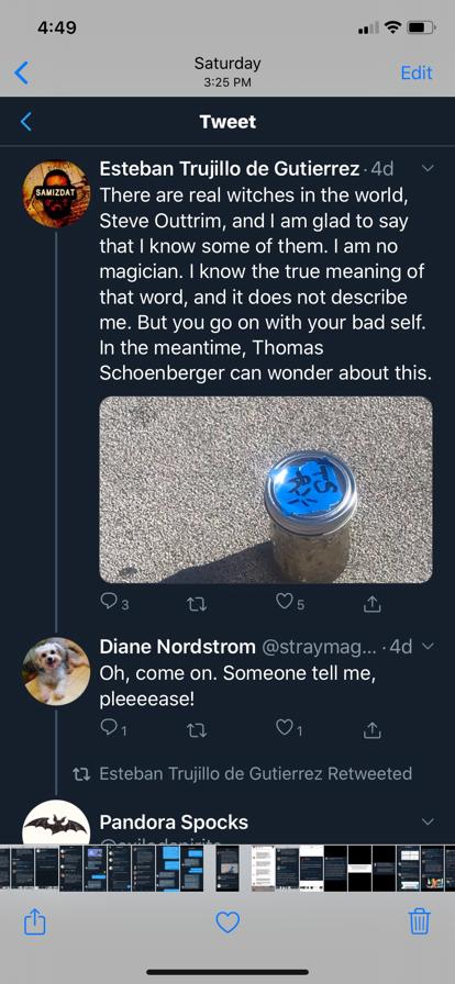 ThomasSchoenb10's tweet photo. @QuacksAnonymous @StickInMyMind @Alpha_Unseen @MindInspired1 @StickInMyMind is an excellent observer of so much of this. Certain Qanon connected folks tried 2 threaten me, blame me,etc
Many of them Military tied
Like this ex ranger turned spook
His partner was Arturo Tafoya
Tafoya was Stewartson's partner in crime. #DirtyOps exposed https://t.co/enNqLhh5lv