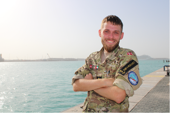 EMASOH_AGENOR's tweet photo. Meet Nicolai – one of the faces of #EMASoH_Agénor
As a #NCAGS assistant Nicolai is responsible for monitoring the commercial shipping throughout the AOI in order to reassure the merchant vessels through their passing through the #SoH.
#Reassure #Navy #Shipping #military #monitor https://t.co/YqX1jtLmJQ