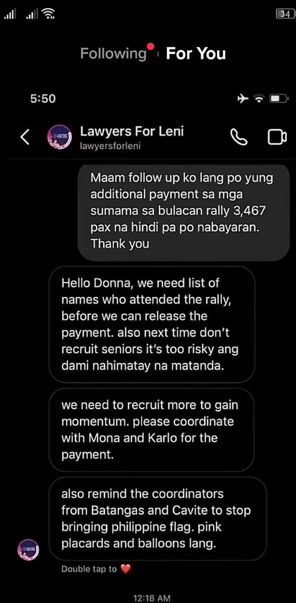 Sino naglabas ng conversation? LAGOT KAYO!!! #LagunaForBBMSARA