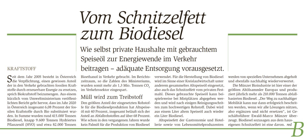 EMMuenzer's tweet photo. Wie selbst private Haushalte mit gebrauchtem Speiseöl zur Energiewende im Verkehr beitragen! @PEK_AUT @MVaK_eV @EwabaEU #biofuels #biodiesel #openfuel ♻️ https://t.co/bxB02mRS6y