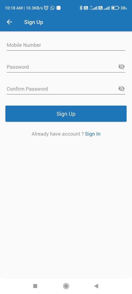 erprashantk's tweet photo. @havellsindia do u knw Your wifi Ac app has glitch?in Sign-up der is no Email id section but it ask us to fill ? How? https://t.co/4nwngqOLRA