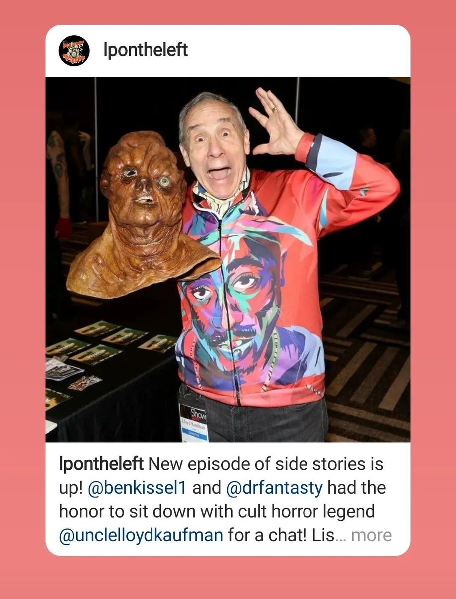 fantasy_shed's tweet photo. Yay! @lloydkaufman on @LPontheleft talks @Troma_Team including #CurseOfTheWeredeer, movie directed by #TotallyToonular cohost Ben Johnson! In fact all 4 cohosts o #NicoleLeoJamesBen are involved in the movie & many guests o the show including @adamson_jimmy #ShitHouseProductions https://t.co/kzsYEAxlcm