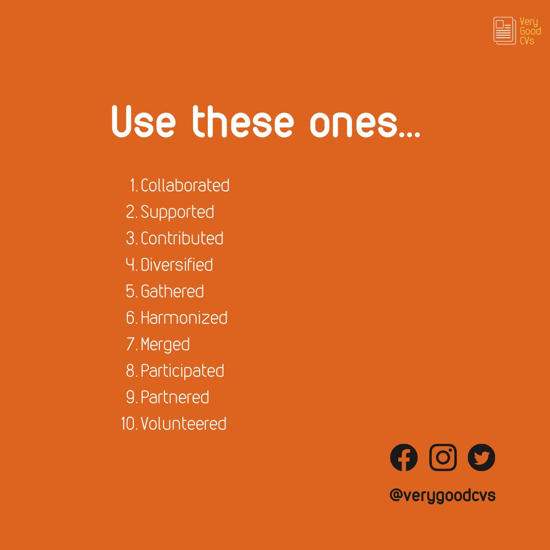 verygoodcvs's tweet photo. How to show you're a team player without saying it. #VeryGoodCVTips #JobSeekersKE https://t.co/2fktuO1V0m