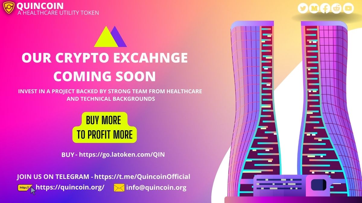 QuinCoin's tweet photo. QUINCOIN (QIN) is a healthcare token backed by strong team.
QIN got listed in following exchanges  
COINGECKO- https://t.co/4m1drny1LM……
COIN MARKET CAP- https://t.co/TyNV4xEXHE……
CRYPTO.COM- https://t.co/KmZHJ6VodM……
📈Buy Token Now :  https://t.co/JuMBT1vR1d

#crypto https://t.co/1BIKmvlQW1