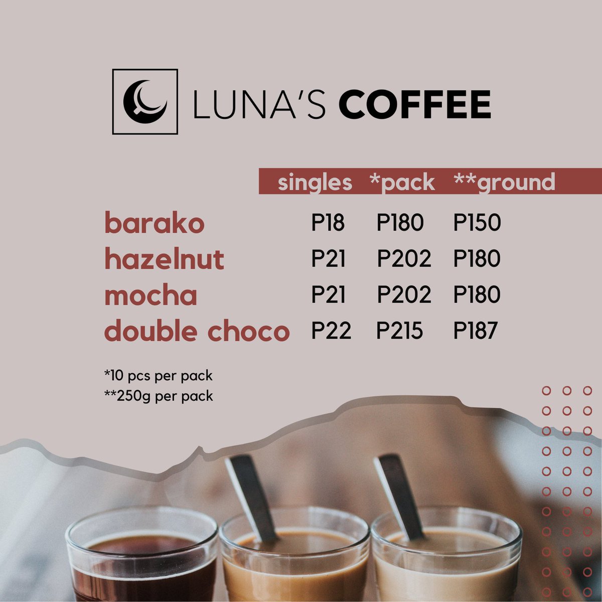 renztamayo's tweet photo. Cap off the week with a cup of your favorite coffee drink! DM us (@iamneilroy) for orders or visit our Lazada shop: https://t.co/gbNZ3XVQ4G
#coffee #coffeeph #coffeegram #groundcoffee #dripcoffee #kape #kapeph https://t.co/fEGh0IE6m0
