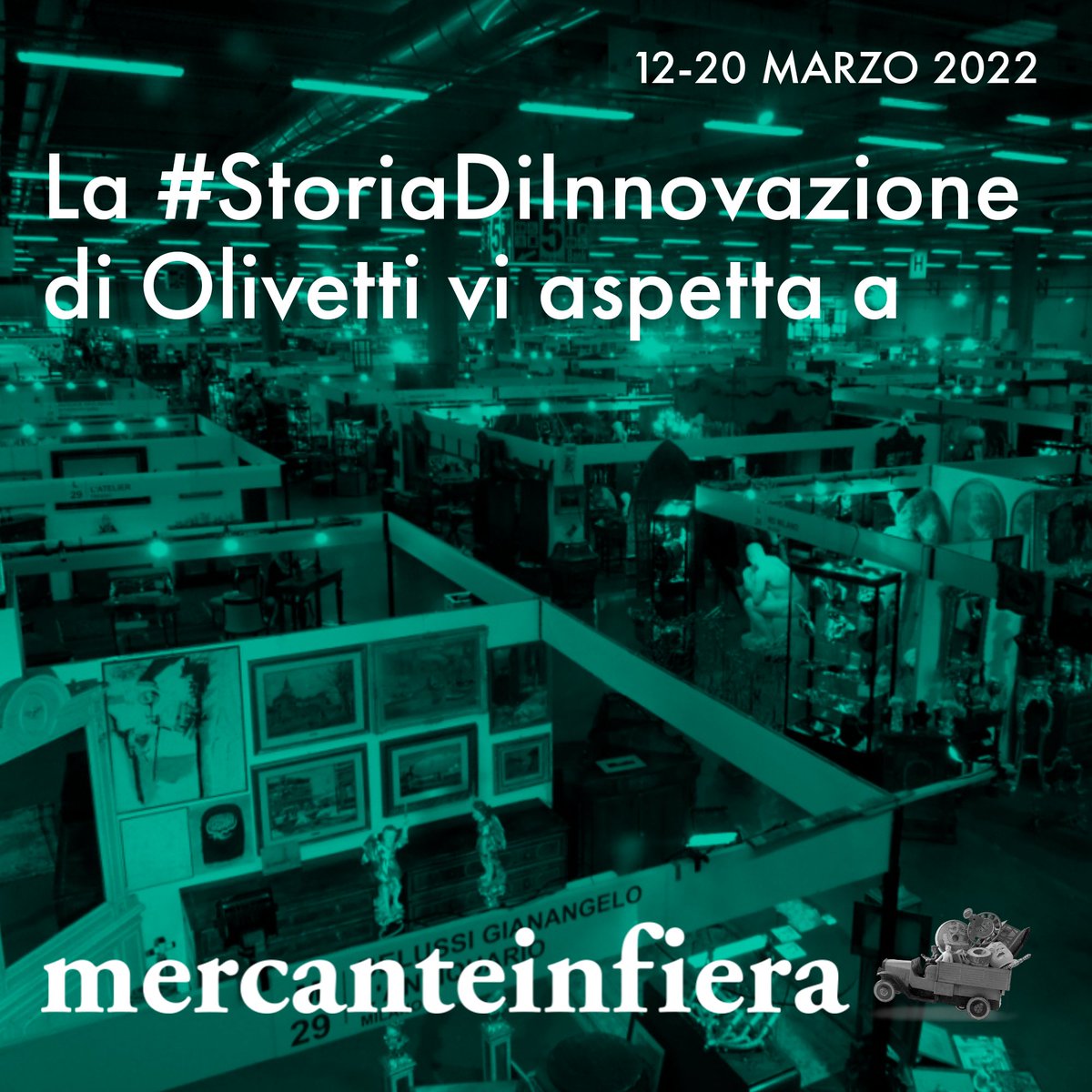 ArchOlivetti's tweet photo. A @mercantefiera è quasi tutto pronto e non vediamo l'ora di avervi nel nostro #stand dedicato al grande #design e alla #StoriaDiInnovazione di #Olivetti 🥳
Vi aspettiamo a #Parma con una mostra inedita, i prodotti più iconici e 3 eventi dal vivo ✨👀
ℹ️ https://t.co/Sn9QrnwemV https://t.co/4QgrhpBkVL