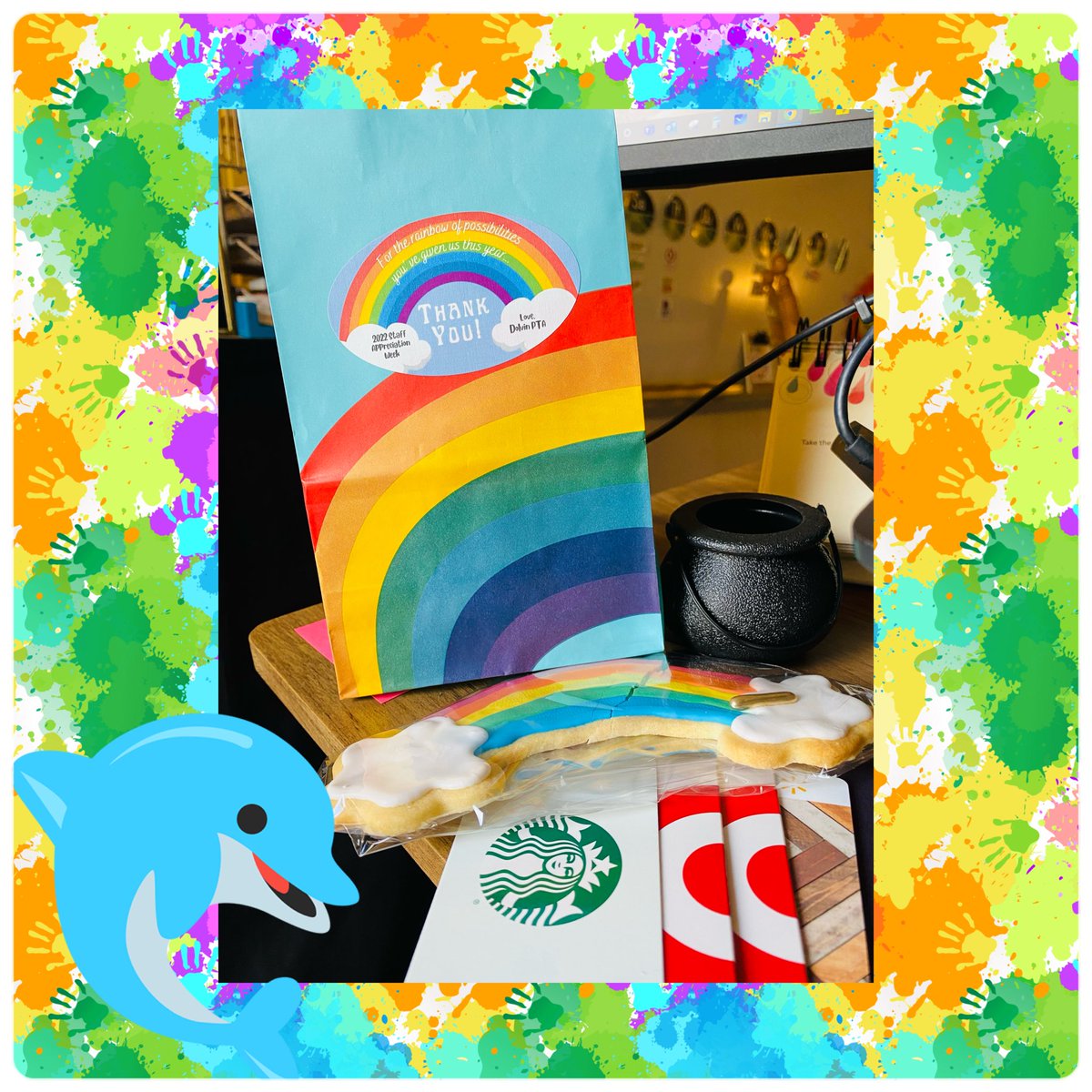 NolesAdventures's tweet photo. Thank you @DolvinPTA and @DolvinES families for making this a great week!! π¬π We appreciate you and all your support!! #sawweek #rainbowofpossibilities https://t.co/o3GpDK83dQ