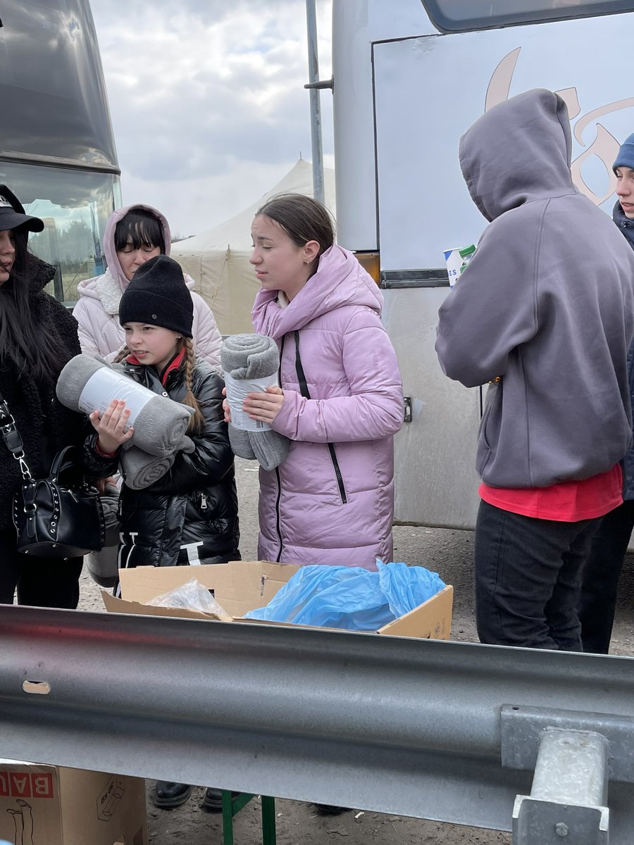 Reporting from Ukraine, thank you for all your love, support and prayers. Bibles are being distributed, food and supplies are being given out, many hot drinks and toiletries served and of course prayer and the Gospel are being shared.