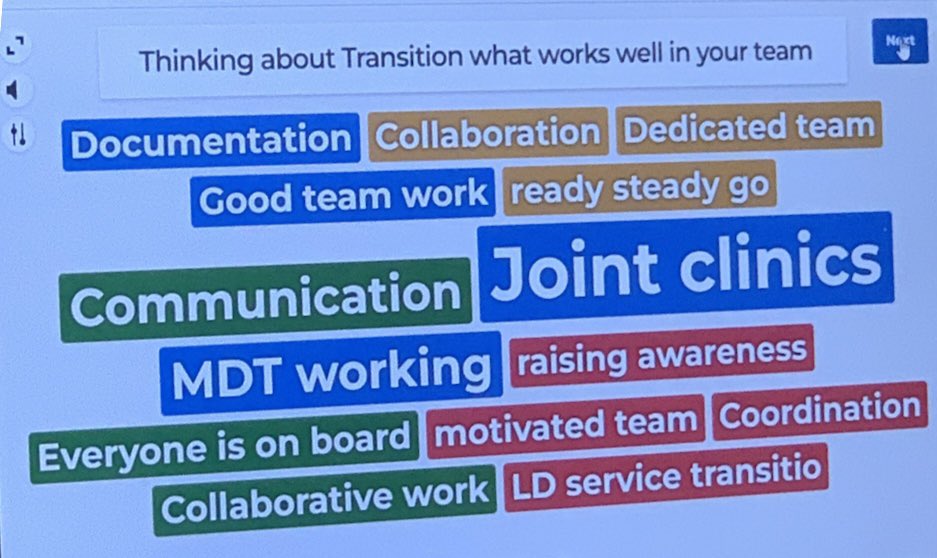 Fabulous to see how well Transition to Adult Services is working across the UK #transitionconference2022