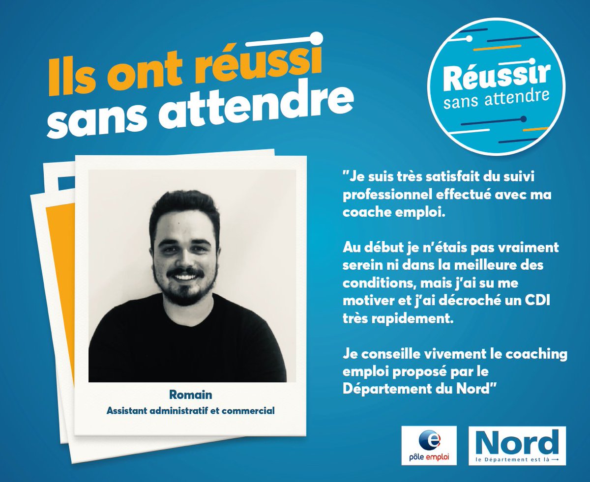 gleblond59's tweet photo. Nouvelles réussites communes pour les plateformes et le coaching emploi du @departement59 avec les démarrages d'Olivia, Romain et Clément dans des filières qui recrutent. 

Grand merci aux entreprises partenaires.

#LeDépartementEstLà

@HoyauxCeline, @DorianeBecue https://t.co/lUNNy37uGD