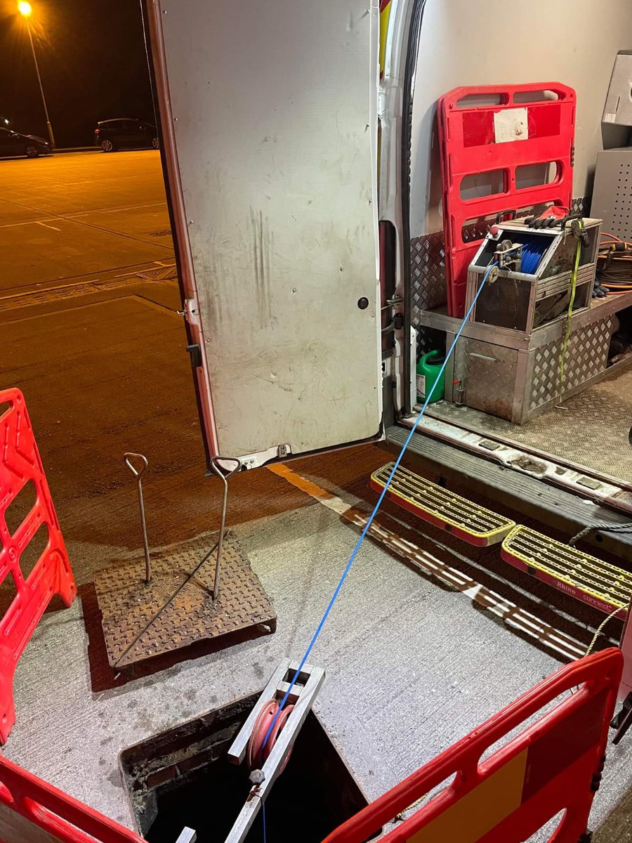 WalesEnviro's tweet photo. It's been a busy few nights for our surveying teams, who have successfully completed a full condition survey and mapping of our client's drainage network, in preparation for our drain lining team.

#drainagesolutions #drainage #drainagesurveys #cctvsurvey #culverts #drainlining https://t.co/hRZkpUYleu