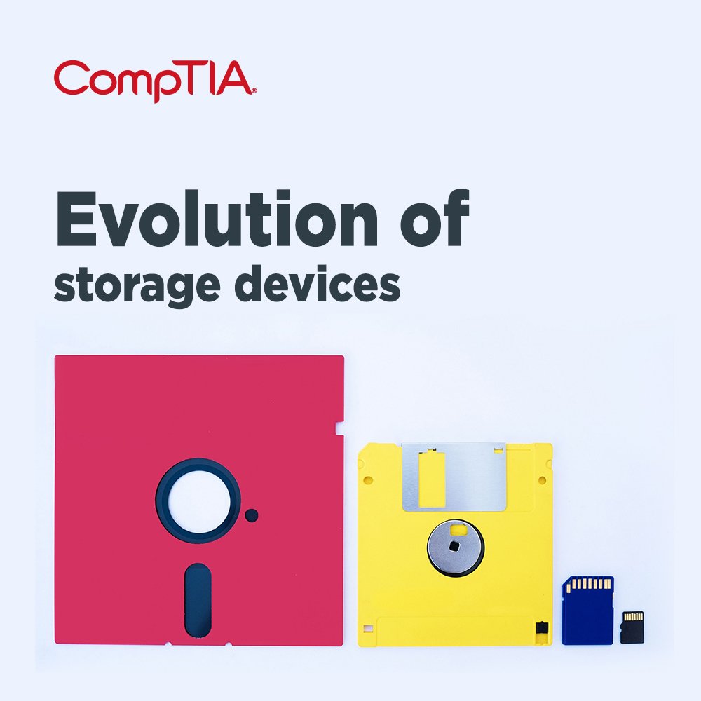 ComptiaMalaysia's tweet image. Evolution of Data Storage devices. 

Then - Big Size, more price &amp;amp; fewer space. 
Now - Compact size, Minimal price, and huge data space.

#CompTIA #DataStorage #Evolutionoftech #TechEvolution #Techadvancement