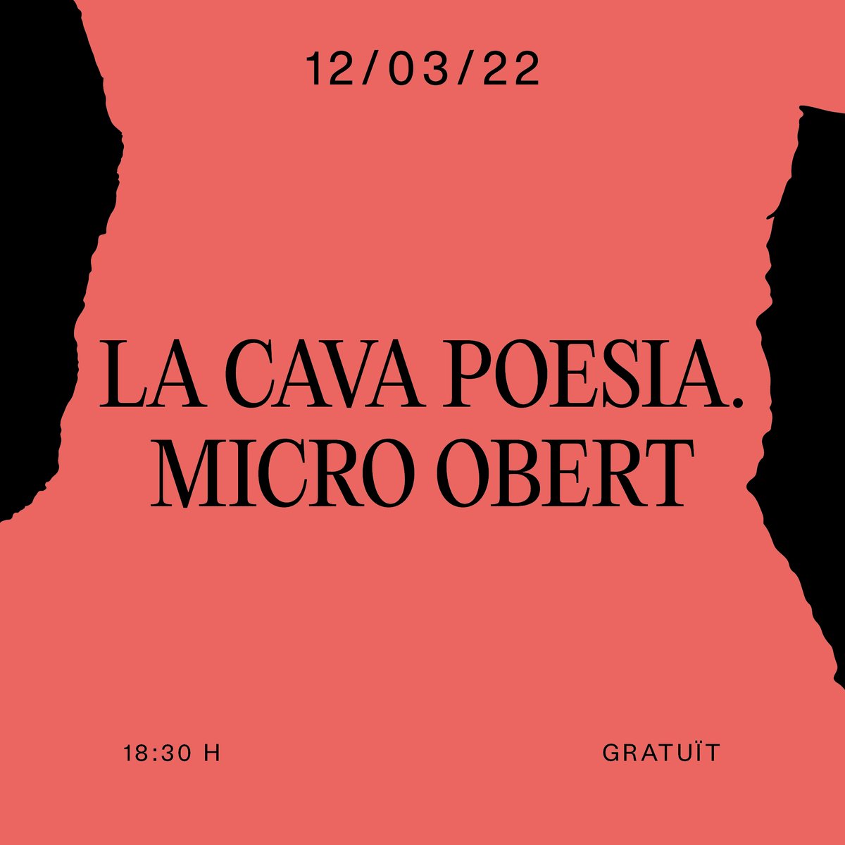 jazzcava's tweet photo. Torna la Cava Poesia!
Dissabte a partir de les 18:30h hi haurà un micro obert de poesia a la @jazzcava Hi sou tots benvinguts!
#jazzcava #jazzcavavic #laCavaPoesia #Poesia #cultura #vic https://t.co/hCVQFiMpYW