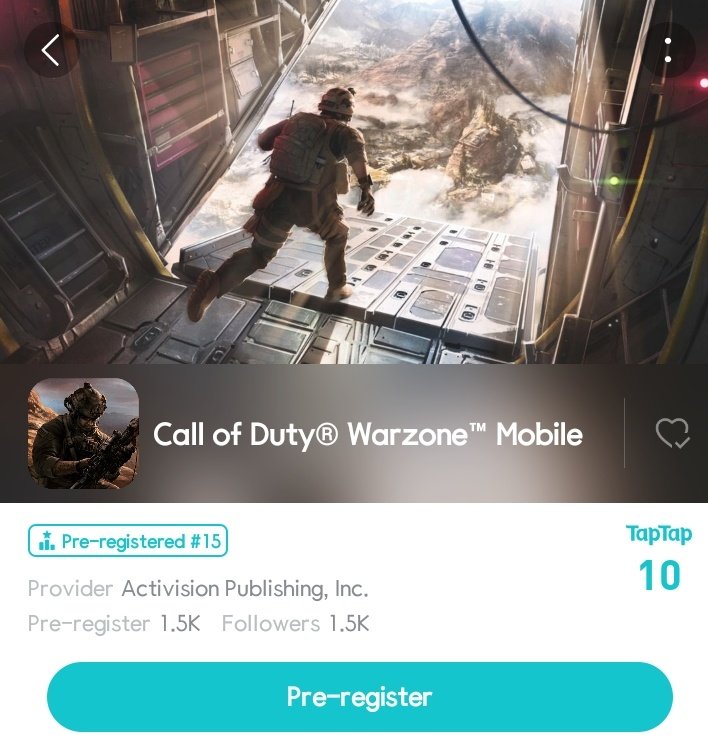 CodwzMobile's tweet image. Pre registration is available for call of duty warzone mobile in taptap
taptap.io/app/232311