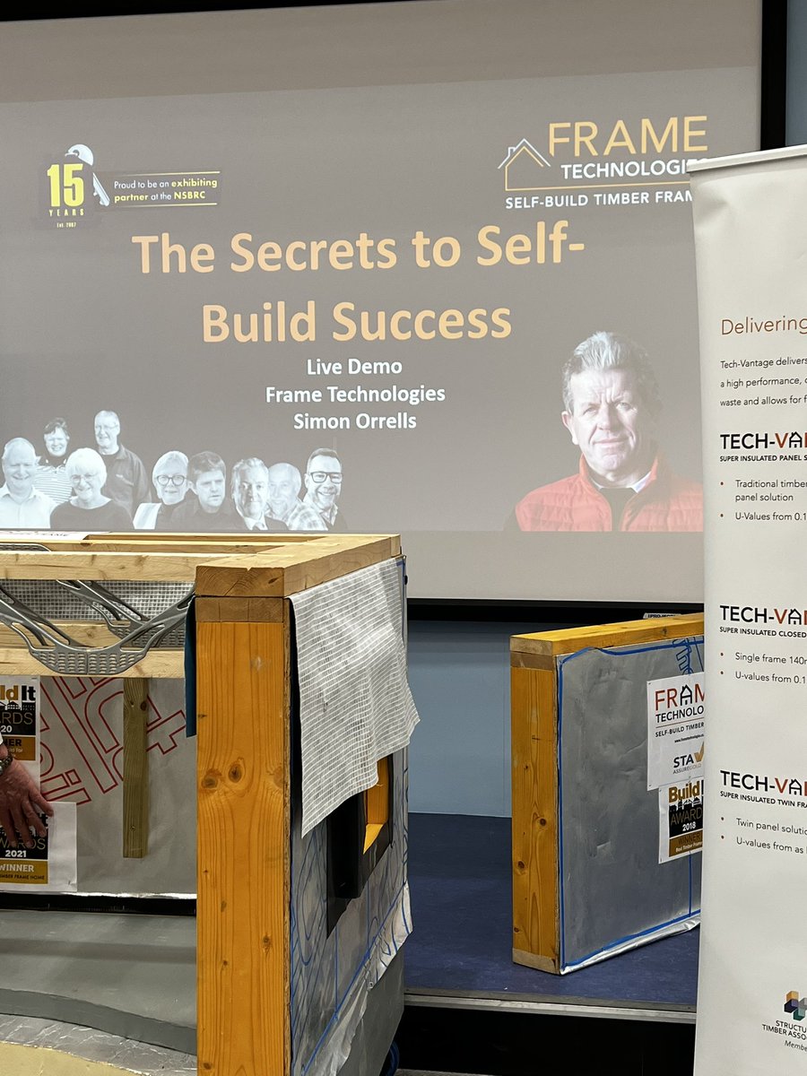 We are @NSBRC with @Frame_Tech today for their Secrets To Self-Build Success Day and are looking forward to presenting and helping people with their projects on the ‘Ask The Experts Panel’ #selfbuild #timberframe #event #structuralwarranty #selfbuildinsurance