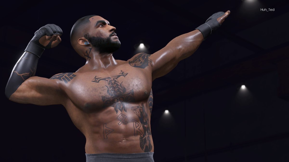 LilNazDaDilf's tweet photo. He’s coming together, really digging his tattoos #WWE2K22 https://t.co/ztGIVAgE6n