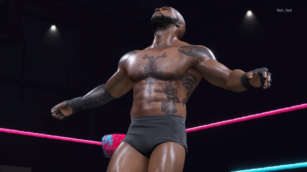 LilNazDaDilf's tweet photo. He’s coming together, really digging his tattoos #WWE2K22 https://t.co/ztGIVAgE6n