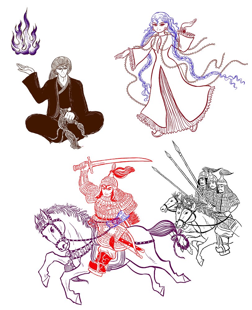 ネーム → 即 本描き。
いよいよ原稿描き溜めがなくなってから毎週締め切りとなっての火事場の馬鹿力。(やれば出来る、出来た! でもやらないほうが良い…)
#ペルシャの幻術師 
  ●文春オンラインで無料で一部公開中
https://t.co/rsmGwMlRd2 