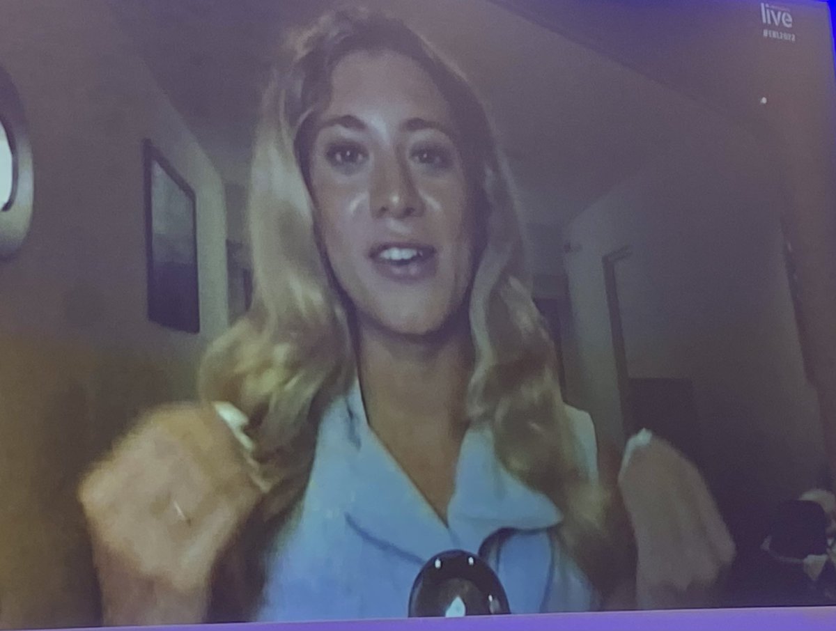 GillianJKerr's tweet photo. Listening to the fabulous @SabrinaWeb3PR energise us on building a personal brand for #businessgrowth at the Elite Business Live ‘22 https://t.co/fy9kMCnSRL