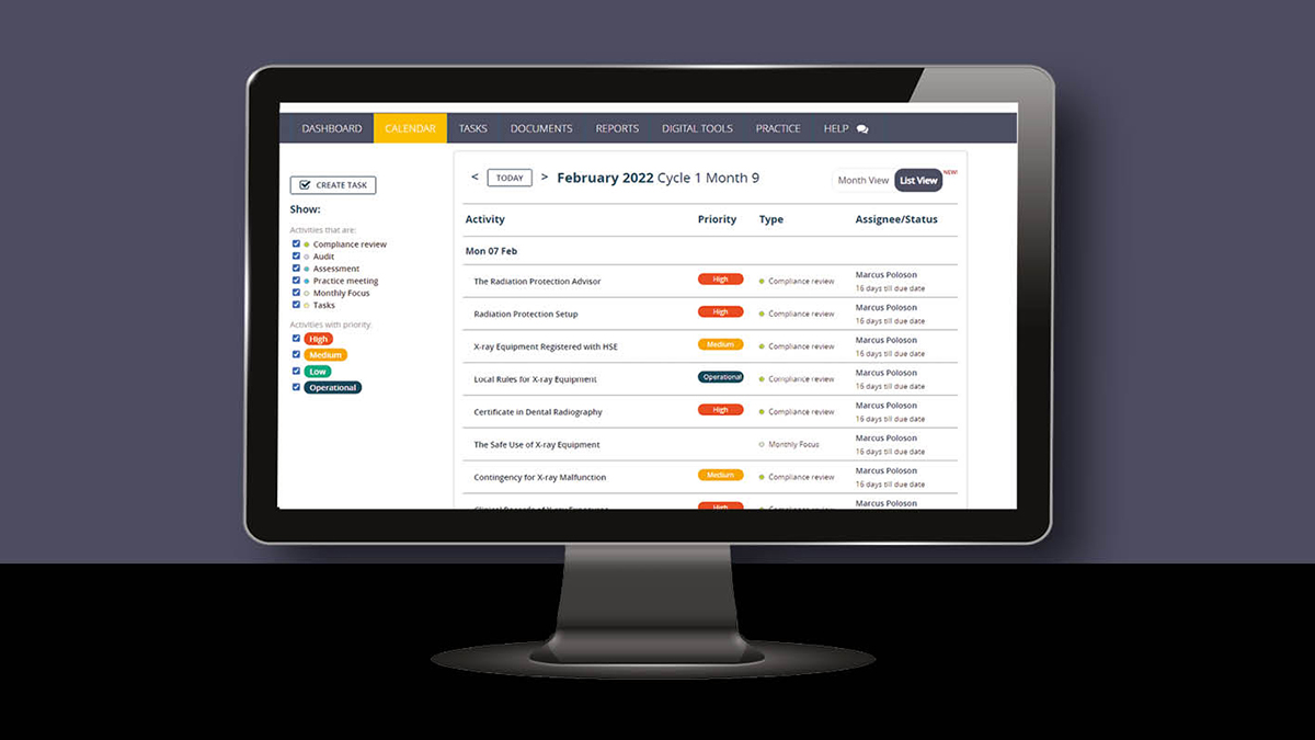 Dentistry's tweet photo. Staying compliant has never been easier. @Agilio_Software's iComply NextGen is the 1st compliance management software to offer prioritisation of activities, supporting dental practices to be ready for CQC inspections at any time.
Book your demo: https://t.co/hPSlzde8hk https://t.co/8RMDlVa89b