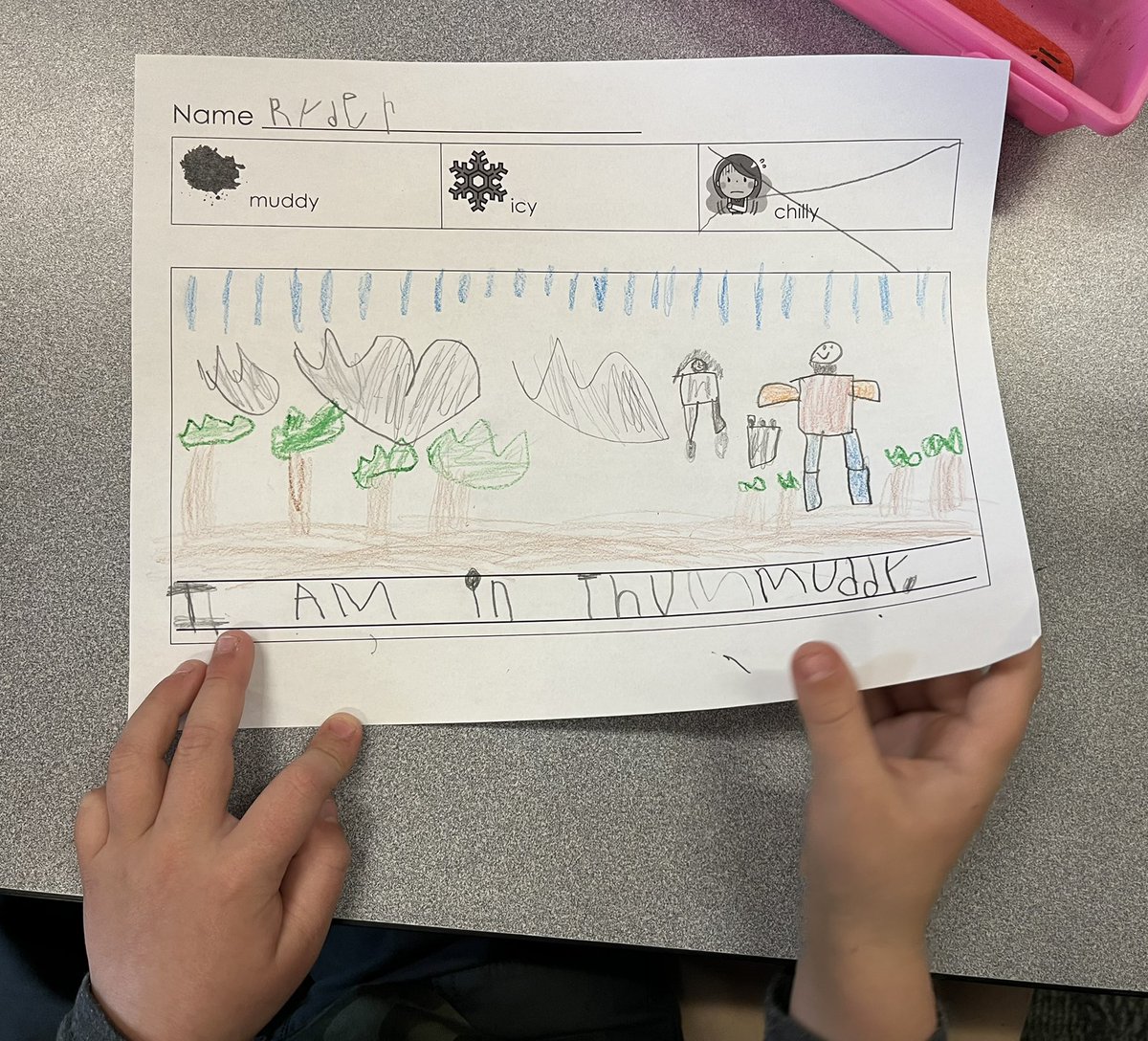 ctavares_20's tweet photo. There is something magical about Kindergarteners! @lakemyra Check out the detail in their drawing, the spacing of words, and remarkable GROWTH as writers and #LEADers! @mrsashoo #ReadySetGoals #KindersCAN ๐๐ https://t.co/nvhRuedegI