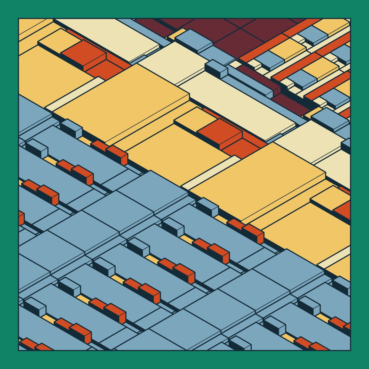 thefunnyguysNFT's tweet photo. Look at this combo 🥺

"Archetype #465" and "Crosshatch Automata 02 - Descent", both by @kGolid https://t.co/83xWyzGsPS