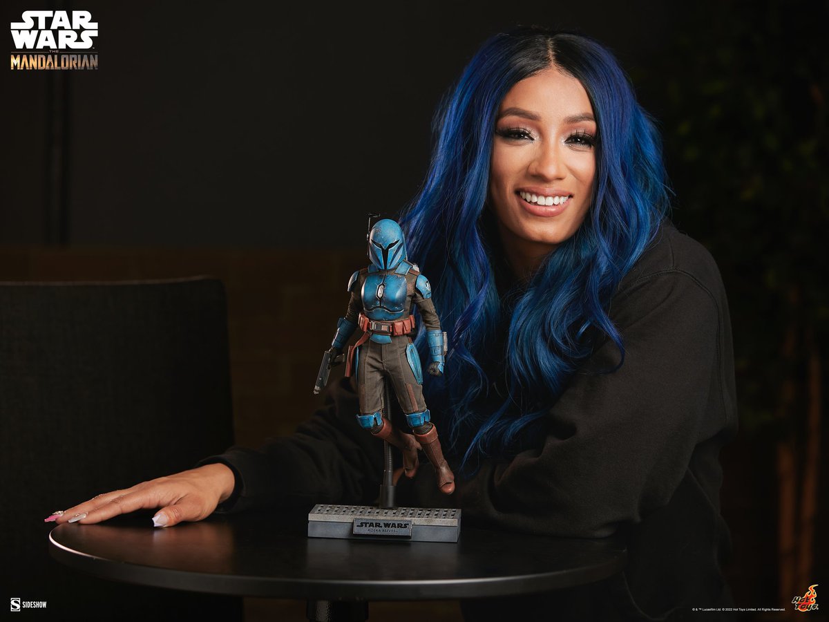 Mercedes Varnado (Koska Reeves) with her new Hot Toys figure!
#TheMandalorian #HotToys #Sideshow
Photo by <a href="/collectsideshow/">Sideshow Collectibles</a>