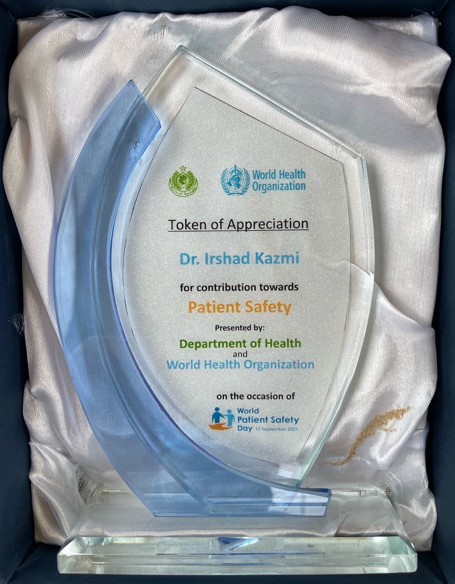 Dr. Ershad Kazmi (@ershadkazmi) on Twitter photo Received Token of Appreciation for contribution towards Patient Safety from Dept. of Health & WR WHO Dr. Palitha Mahipala at KHI,2day. <a href="/SindhHealthDpt/">Heath & Population Welfare Department, GoS</a> <a href="/control_disease/">Communicable Disease Control-CDC Sindh (Official)</a> <a href="/WHOPakistan/">WHO Pakistan</a> <a href="/UNDP_Pakistan/">UNDP Pakistan</a> <a href="/UNAIDS_Pakistan/">UNAIDS Pakistan</a> <a href="/UNODCPakistan/">UNODC Pakistan</a> Received Token of Appreciation for contribution towards Patient Safety from Dept. of Health & WR WHO Dr. Palitha Mahipala at KHI,2day. <a href="/SindhHealthDpt/">Heath & Population Welfare Department, GoS</a> <a href="/control_disease/">Communicable Disease Control-CDC Sindh (Official)</a> <a href="/WHOPakistan/">WHO Pakistan</a> <a href="/UNDP_Pakistan/">UNDP Pakistan</a> <a href="/UNAIDS_Pakistan/">UNAIDS Pakistan</a> <a href="/UNODCPakistan/">UNODC Pakistan</a>