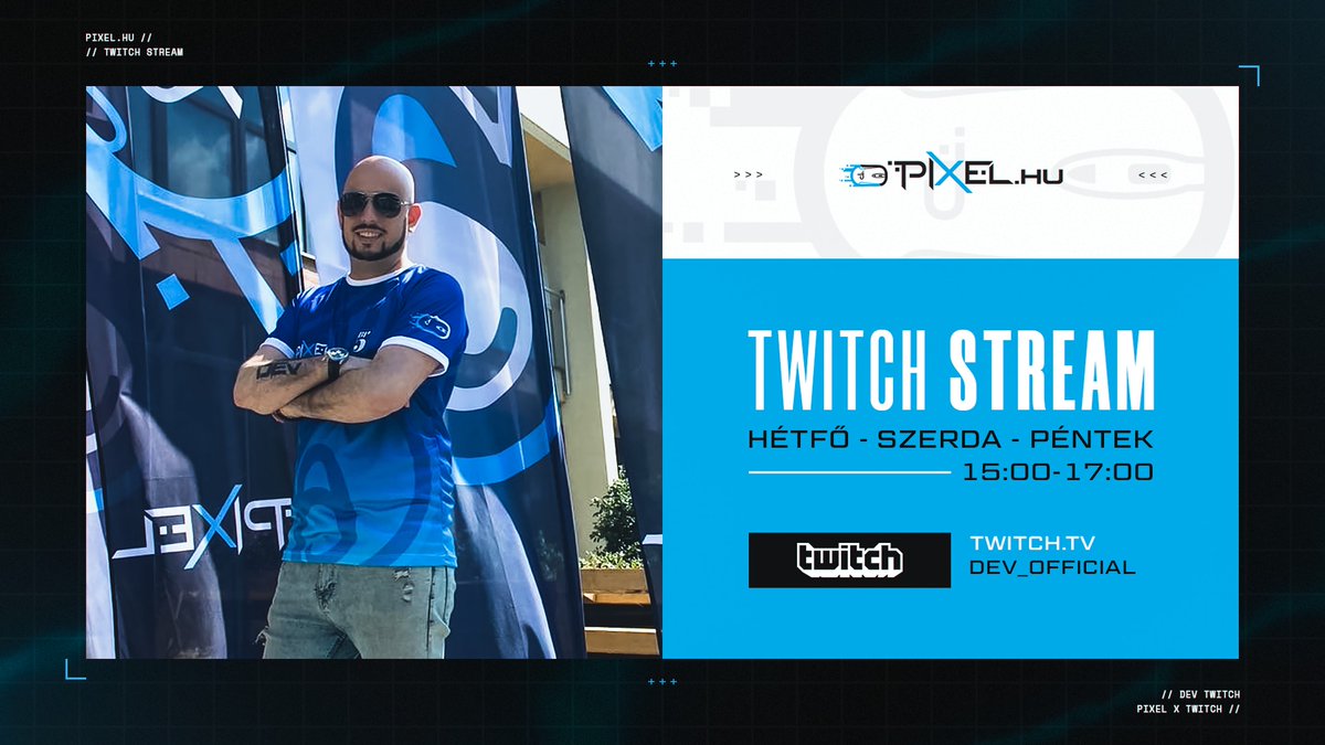 Pixel (@pixelhu) on Twitter photo Hamarosan <a href="/deviecsgo/">Budai Olivér</a> élő stream a Pixelből!👌 - mailchi.mp/pixel/dev_stre…
#gamer #steam #esport #csgo Hamarosan <a href="/deviecsgo/">Budai Olivér</a> élő stream a Pixelből!👌 - mailchi.mp/pixel/dev_stre…
#gamer #steam #esport #csgo
