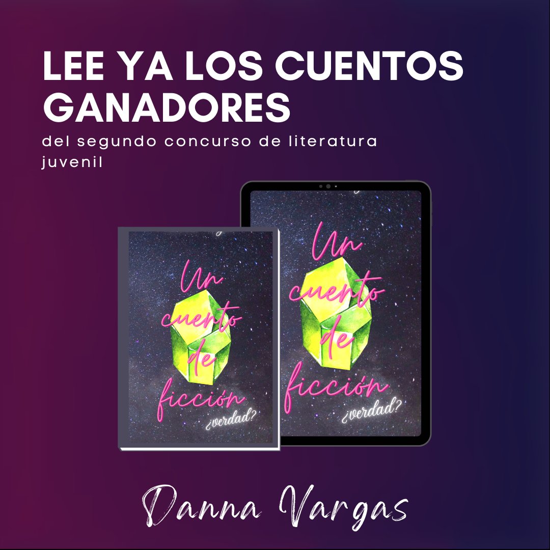 editorialENNE's tweet photo. Ya puedes leer los cuentos ganadores del II concurso de literatura juvenil disponibles en nuestra librería virtual y Amazon. 
https://t.co/6GN8xTca6J

Danna Vargas fue una de las 2 ganadoras en la categoría "Multiverso" con su cuento "Un cuento de ficción, ¿verdad?". https://t.co/FHc51b4GIg