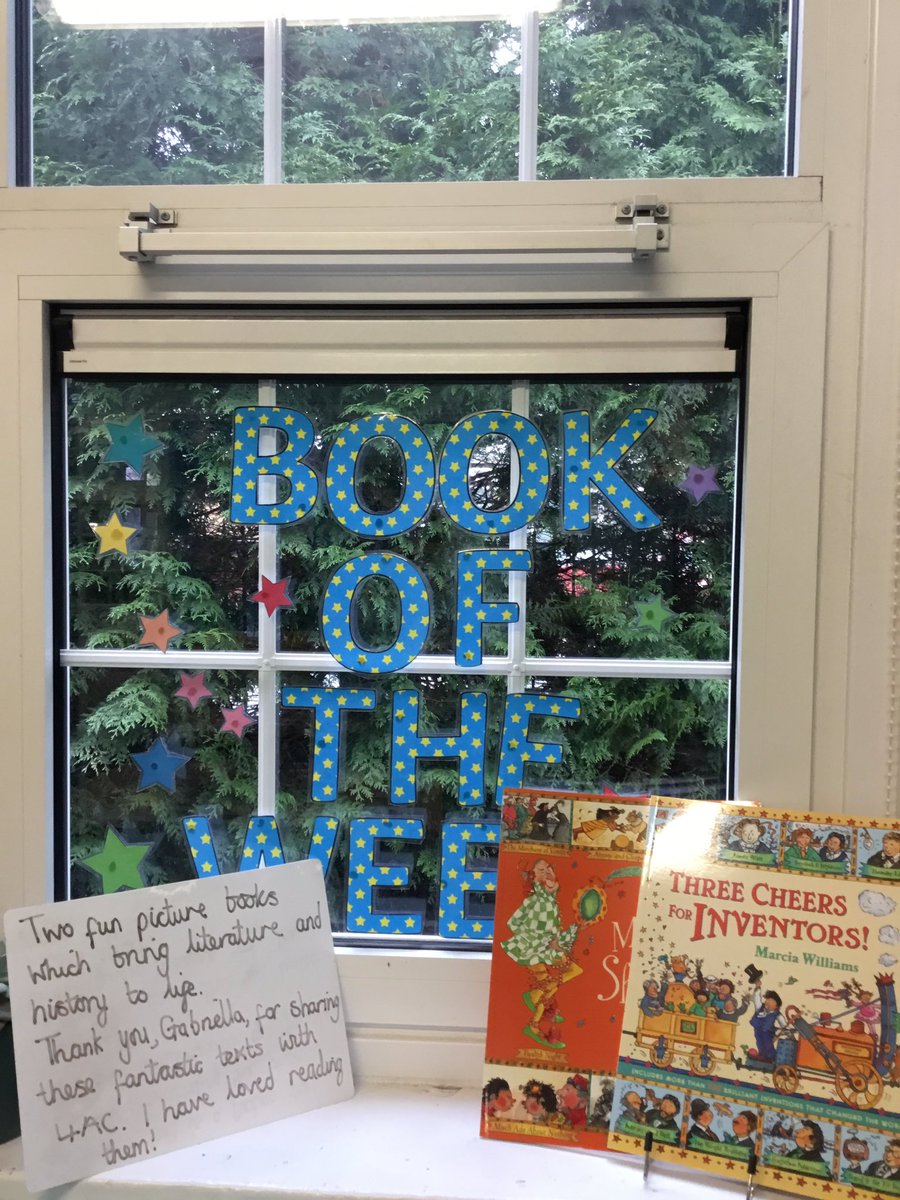 latimerprimary's tweet image. We have a double whammy for this week’s ‘Book of the week’. Gabriella has very kindly lent the class these texts to enjoy, and how fantastic they are! 
#latimerreading #readingforpleasure