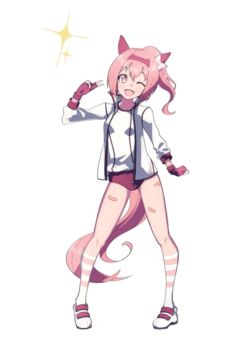 ウマ娘のハルウララの絵です 